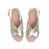 Picture of Metallic Leather Platform Sandals