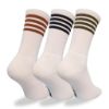 Picture of Stripe 3 Pack Crew Socks