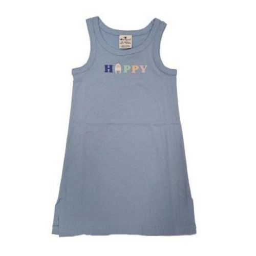 Picture of Girls Happy Print Tank Dress