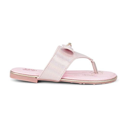 Picture of Fiona Bubble Gummers Bow Details Girls Flip Flops