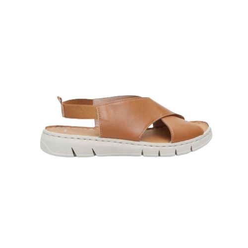 Picture of Leather Crossover Strap Sandals