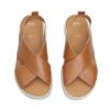 Picture of Leather Crossover Strap Sandals