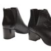 Picture of Cutout Detail Leather Ankle Boots