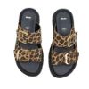 Picture of Animal Print Suede Slides