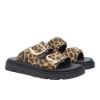 Picture of Animal Print Suede Slides