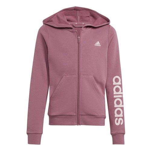 Picture of Essentials Linear Logo Girls' Full-Zip Hoodie