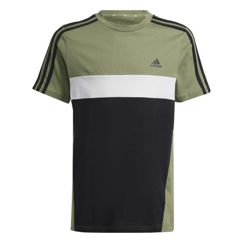 Picture of Tiberio 3-Stripes Junior Colourblock Cotton T-Shirt