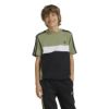 Picture of Tiberio 3-Stripes Junior Colourblock Cotton T-Shirt