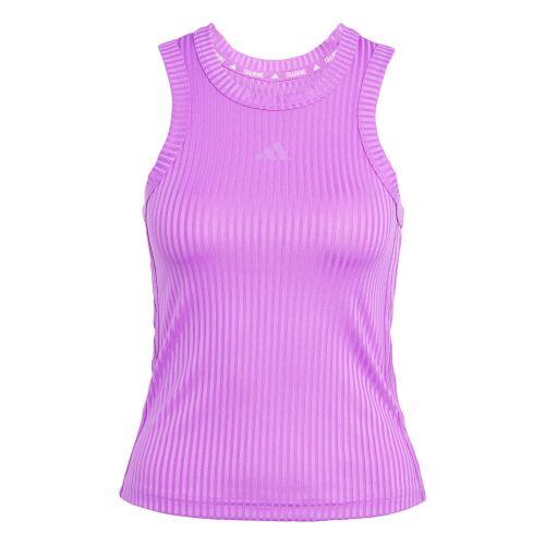 Picture of All Gym Seasonal Rib Tight Fit Tonal 3-Stripes Tank Top