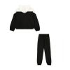 Picture of Girls Full Zip Colourblock Hoodie Tracksuit