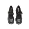 Picture of Block Heel Faux Leather Mary Janes with Buckle