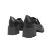 Picture of Block Heel Faux Leather Mary Janes with Buckle