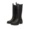 Picture of Block Heel Knee-High Faux Leather Boots