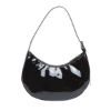 Picture of Patent Effect Faux Leather Mini Hobo Bag