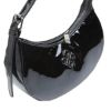 Picture of Patent Effect Faux Leather Mini Hobo Bag