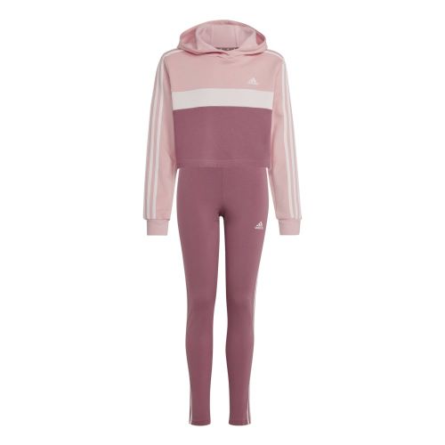 Picture of Junior Girls Tiberio 3-Stripes Colourblock Fleece Tight Set