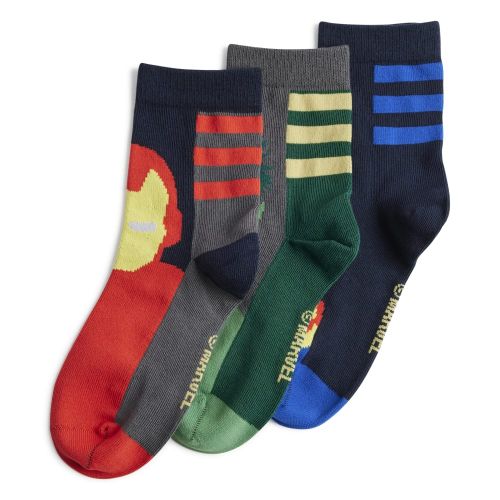 Picture of Little Kids adidas x Marvel Avengers Socks 3 Pair Pack