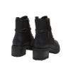 Picture of Block Heel Lace-Up Ankle Boots with Side Zip