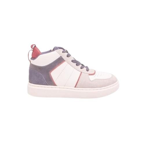 Picture of Boys Mid-Top Suede and Leather Sneakers