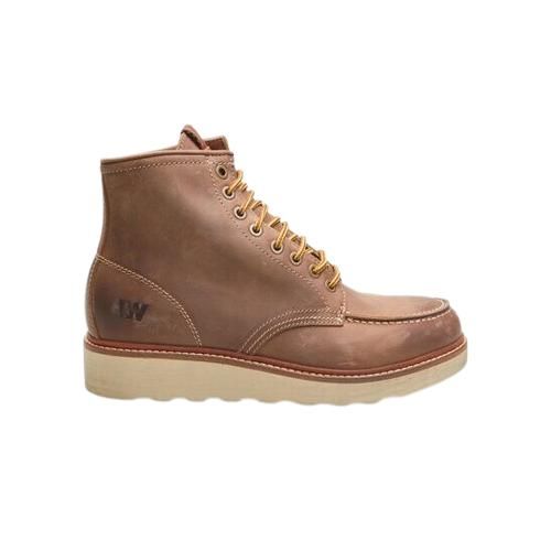 Picture of Weinbrenner Contrast Sole Leather Lace-Up Boots