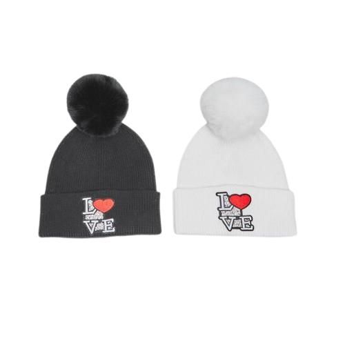 Picture of Knitted Hat with Love Patch