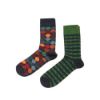 Picture of Printed Socks 2 Pair Pack