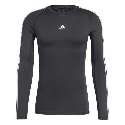 Picture of TECHFIT Compression Training 3-Stripes Long-Sleeve Top