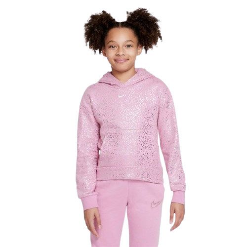 Picture of Big Kids (Girls) Sportswear Fleece Metallic Print Hoodie