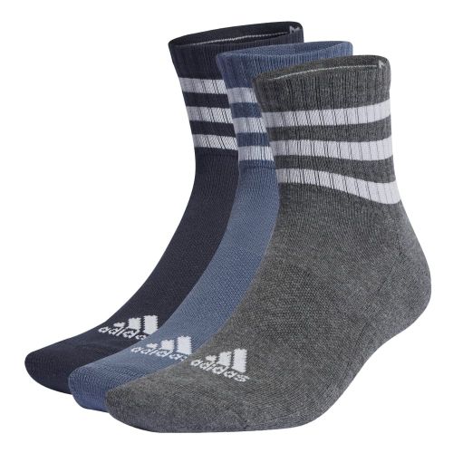 Picture of 3-Stripes Cushioned Sportswear Mid-Cut Socks 3 Pair Pack