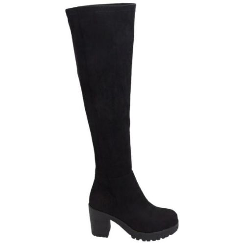 Picture of Block Heel Knee-High Boots