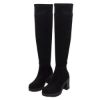 Picture of Block Heel Knee-High Boots