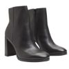 Picture of Block Heel Leather Ankle Boots