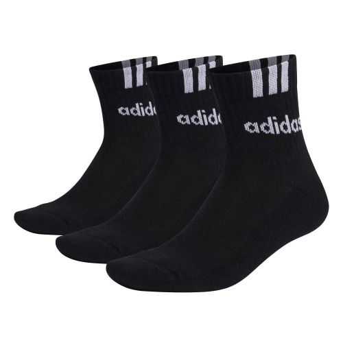 Picture of 3-Stripes Linear Half-Crew Cushioned Socks 3 Pair Pack