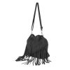 Picture of Fringed Suede Bucket Bag