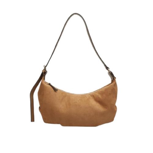 Picture of Faux Suede Hobo Bag