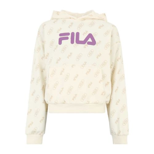 Picture of Girls Loitz Cropped Allover Print Hoodie