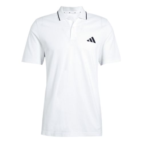 Picture of Essentials Pique Embroidered Small Logo 3-Stripes Polo Shirt