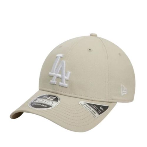 Picture of LA Dodgers MLB Cream 9FORTY Stretch Snap Adjustable Cap
