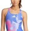 Picture of Tie-Dyed Graphic V-Back Swimsuit