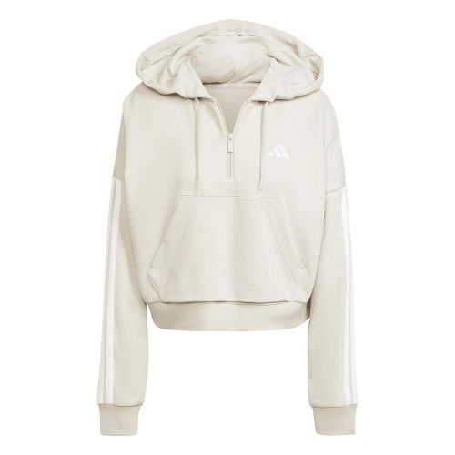Picture of Essentials 3-Stripes French Terry Quarter-Zip Hoodie