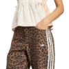 Picture of Leopard Print Flared Denim Pants