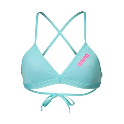 Picture of Team Solid Colour Tie-Back Bikini Top