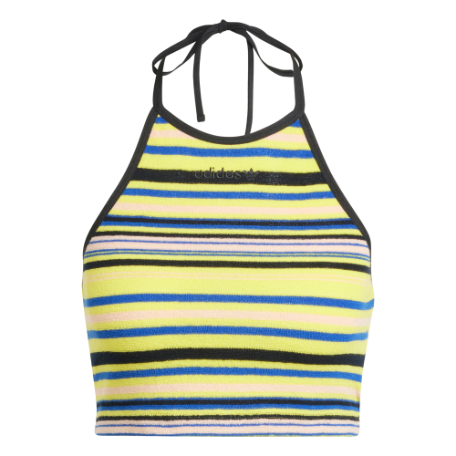 Picture of Towel Striped Halter-Neck Top