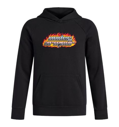 Picture of Kids UA Rival Fleece Flamin Wordmark Hoodie