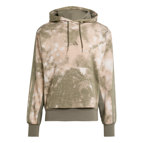 Picture of All Over Print Colourblock Hoodie