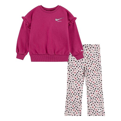 Picture of Girls Essentials Crewneck and Flared Leggings Set