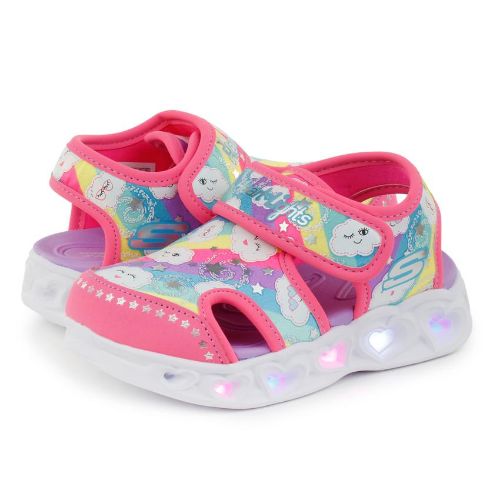 Picture of Infants Heart Lights Sandal - Cutie Clouds