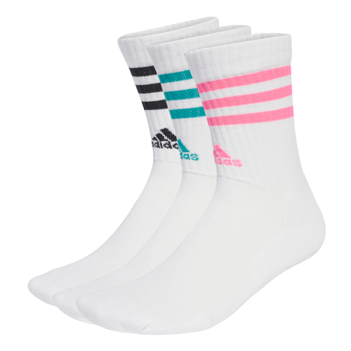 3-Stripes Cushioned Crew Socks 3 Pair Pack
