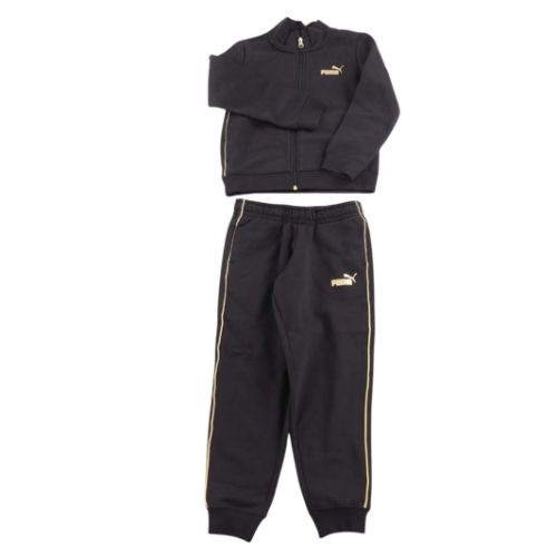 Picture of Kids ESS+ Textured Foil Full Zip Tracksuit