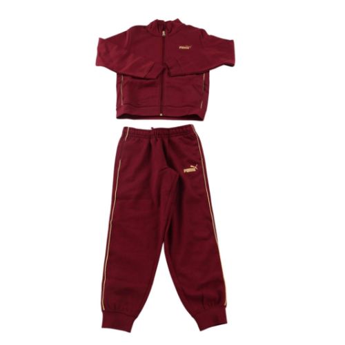Picture of Kids ESS+ Textured Foil Full Zip Tracksuit